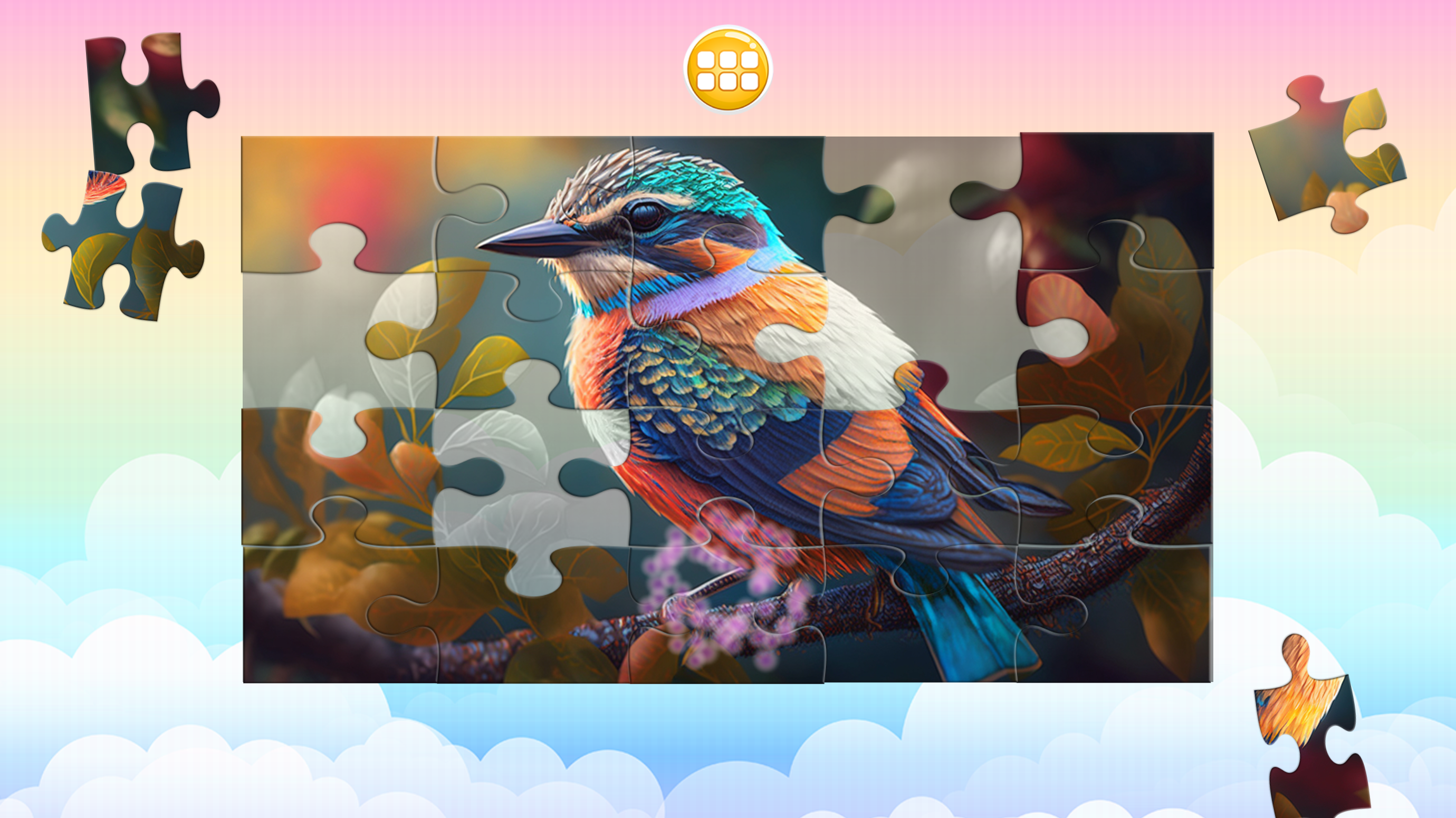 Animals jigsaw puzzle 게임 스크린샷