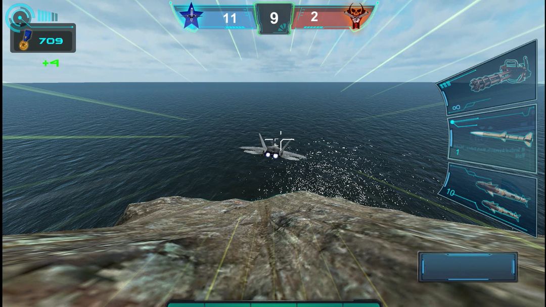 Screenshot of Air Combat : Sky fighter