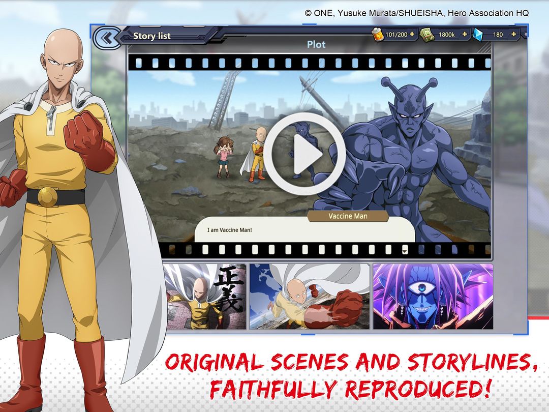 One-Punch Man: Road to Hero ภาพหน้าจอเกม