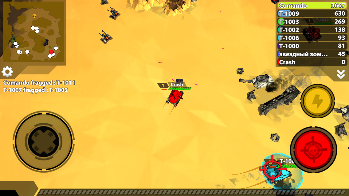 Crash of Tanks: Pocket Mayhem Game Screenshot