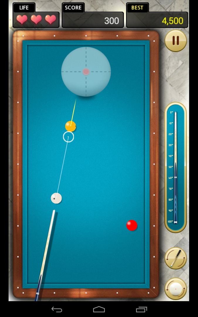 Screenshot of Billiards 3 ball 4 ball