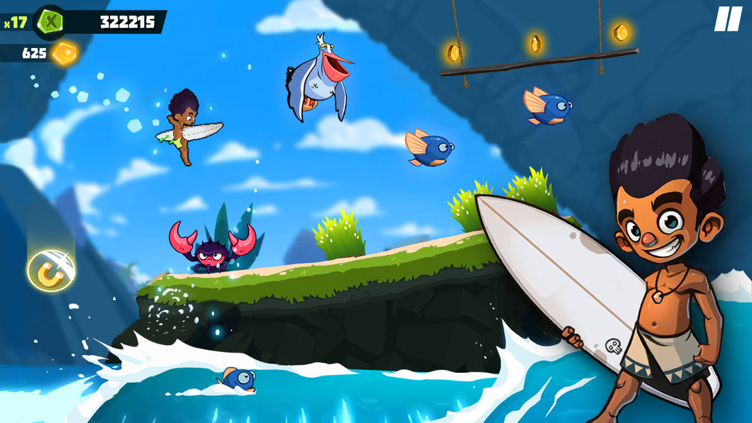 Screenshot of Sushi Surf – Shred the Waves!