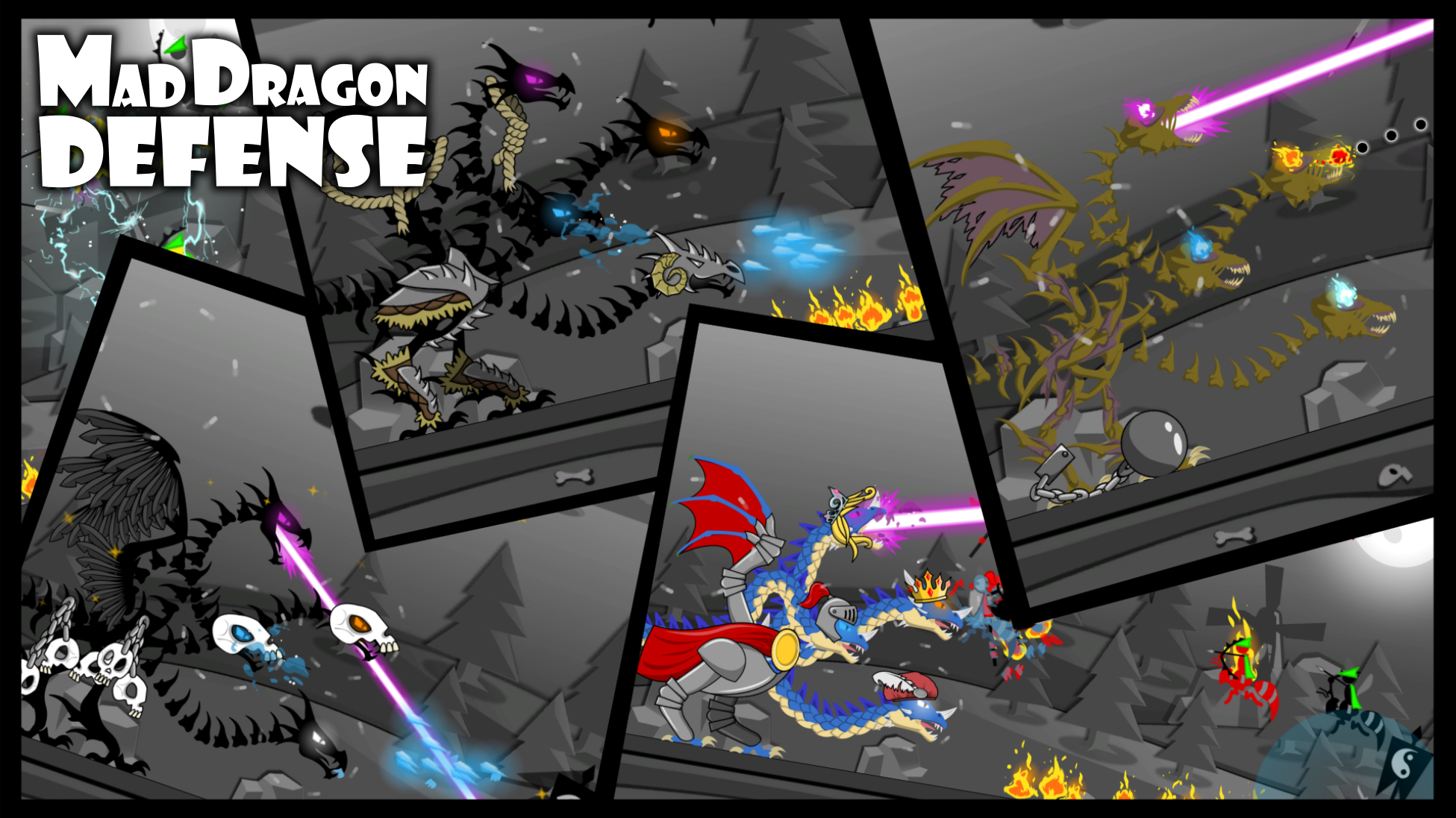 Mad Dragon Defense Game Screenshot