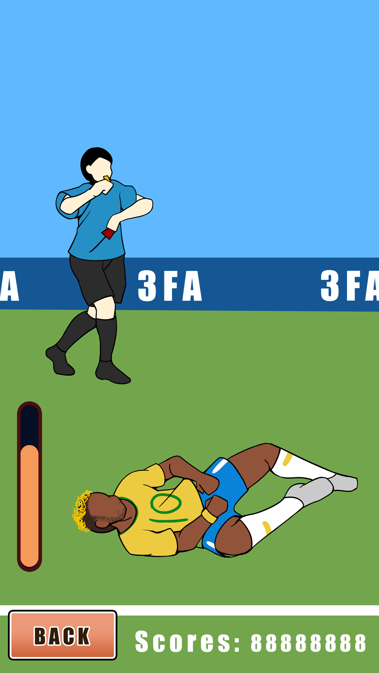 Rolling Neymar Game Screenshot