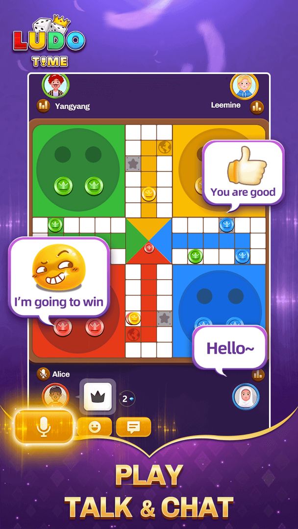 Ludo Time-Free Online Ludo Game With Voice Chat ภาพหน้าจอเกม