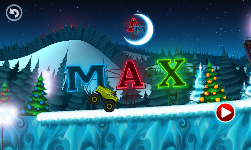 Cuplikan Layar Game Monster Truck Winter Racing