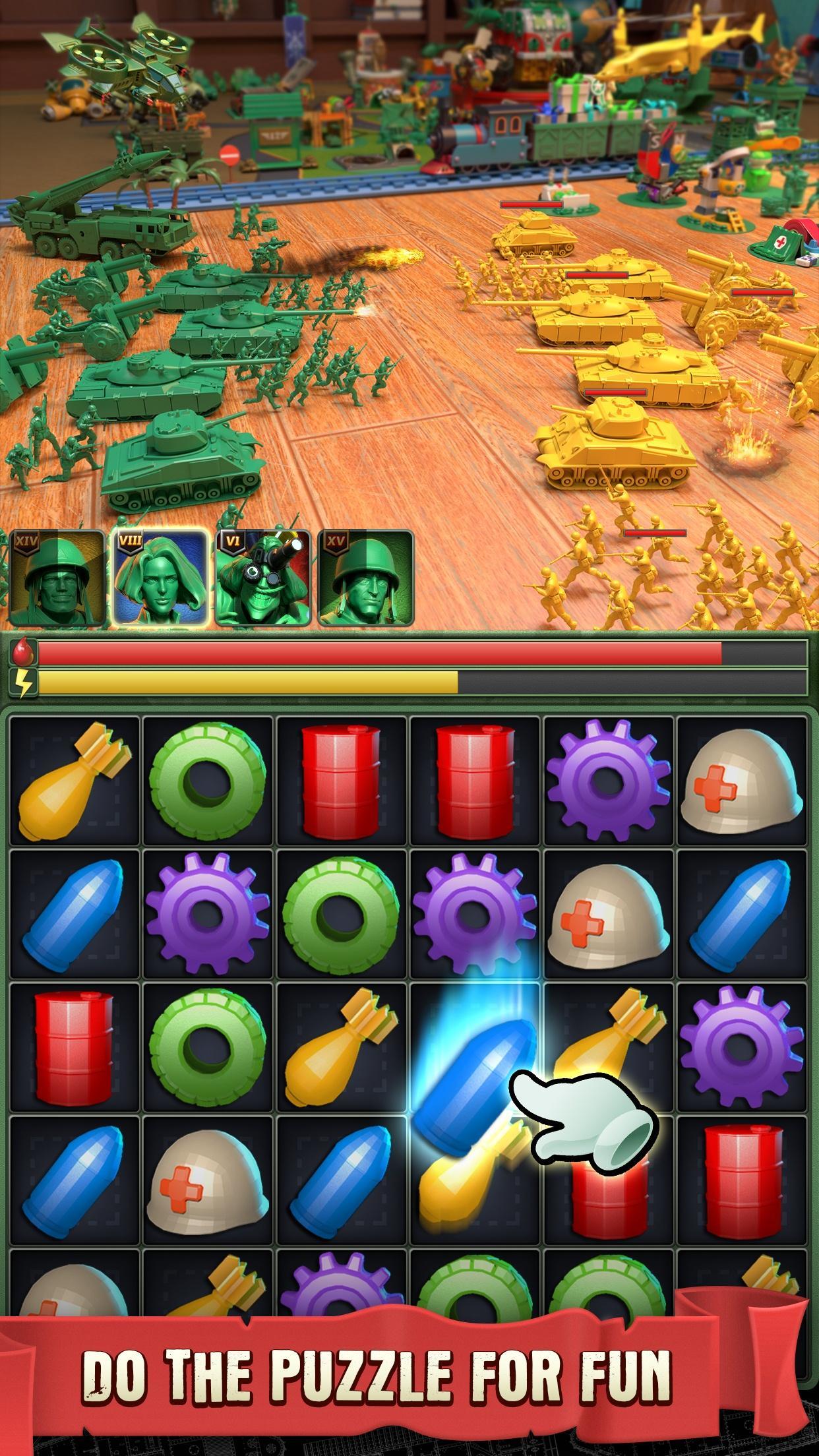 Toy Soldier & Puzzles 게임 스크린샷