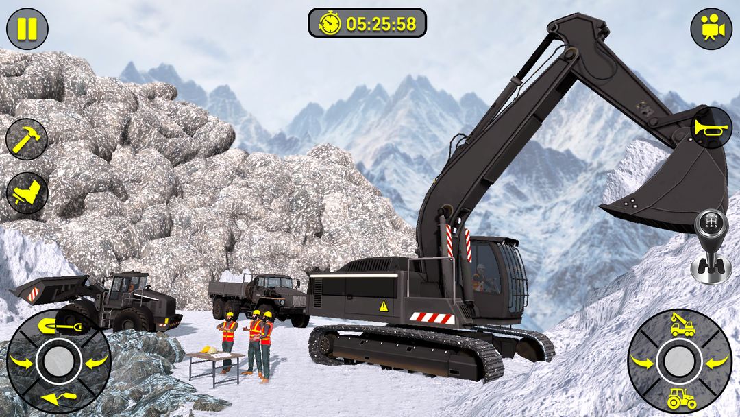 Snow Offroad Construction Site screenshot game