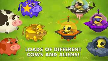 Cows vs Aliens Game Screenshot