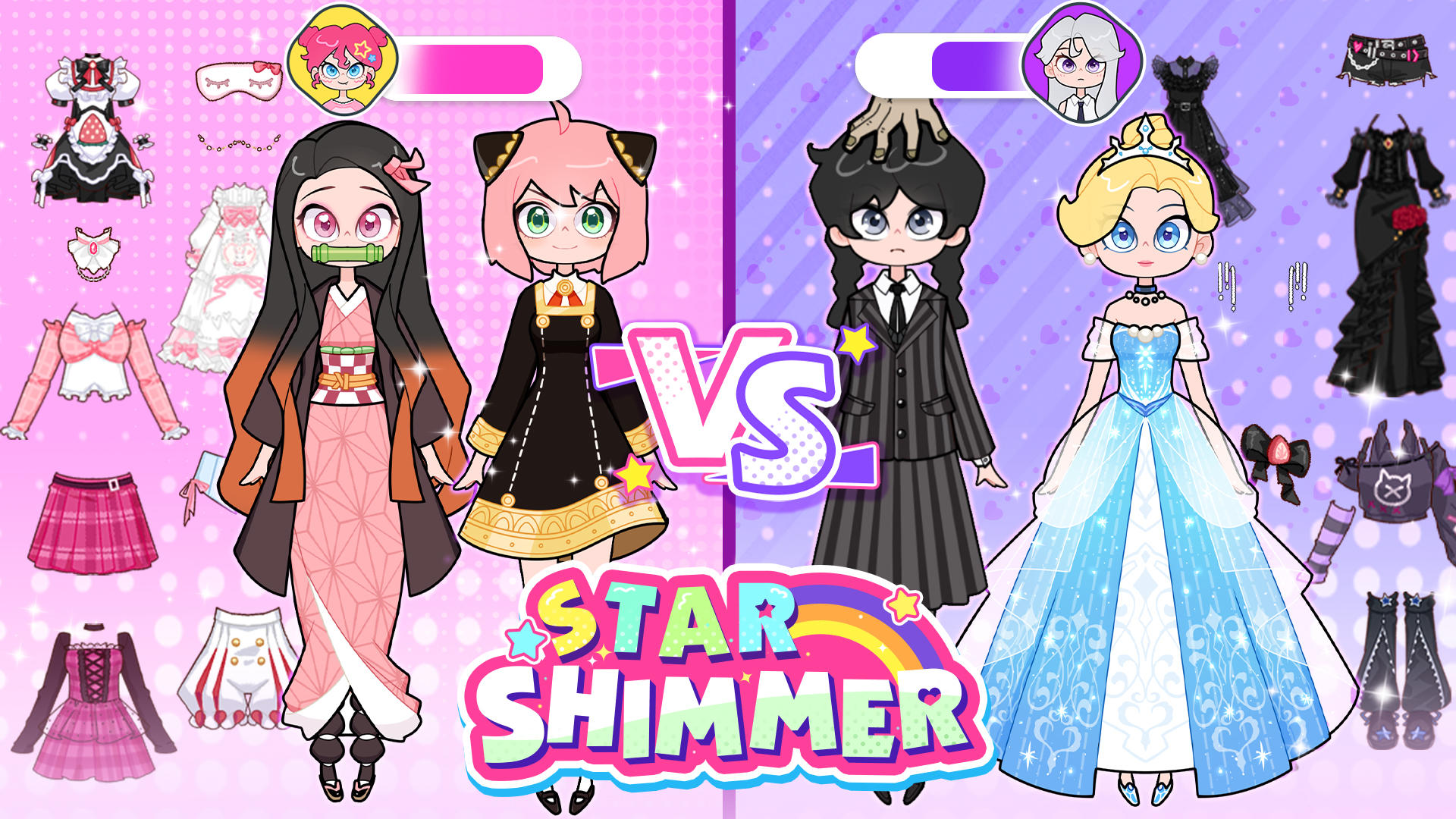 Cuplikan Layar Game Star Shimmer: Fashion Dress Up