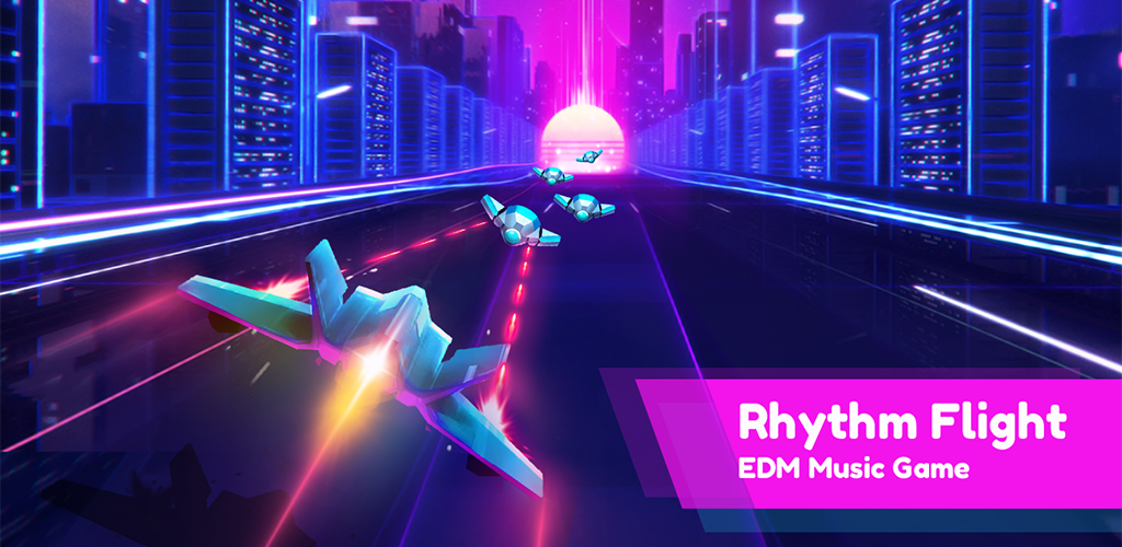 Banner of Rhythm Flight: EDM Music Game 