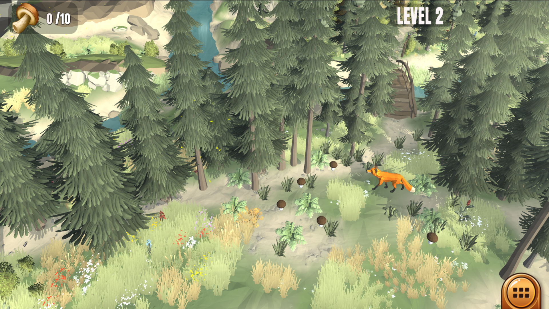 Hidden Mushrooms 3D Game Screenshot