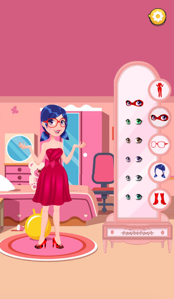 The Marvelous Ladybug Quin Dress up Party Game Game Screenshot