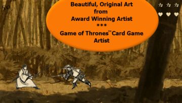 Paper Samurai Game Screenshot