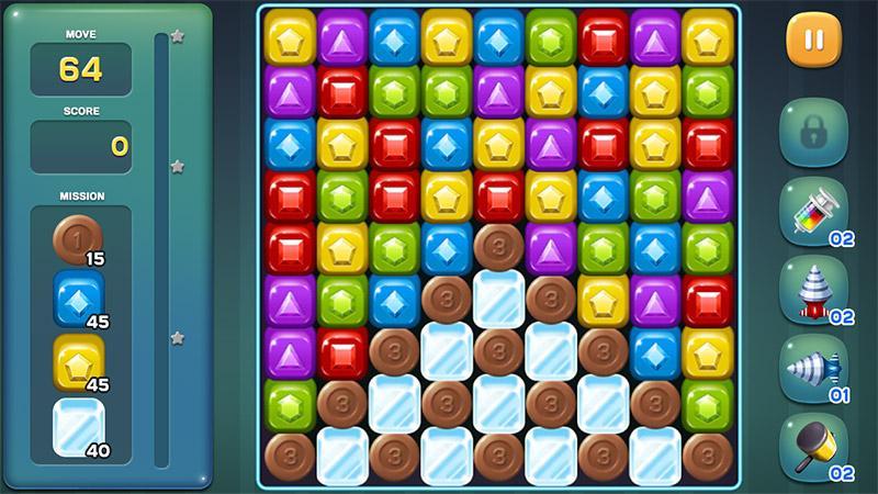 쥬얼리 블라스트 킹 게임 스크린샷