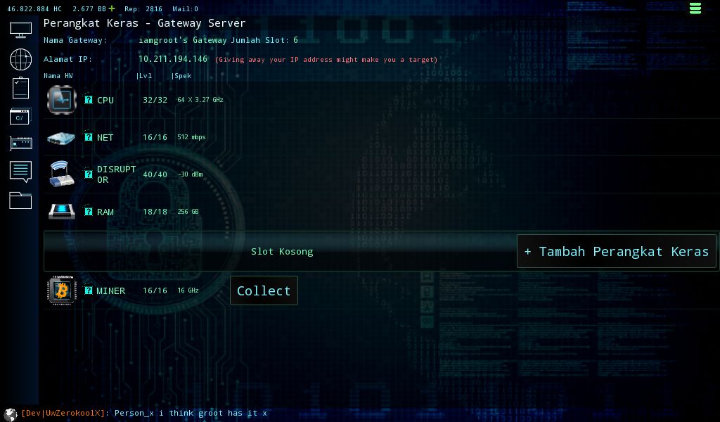 Hackerz - MMO simulator 게임 스크린 샷