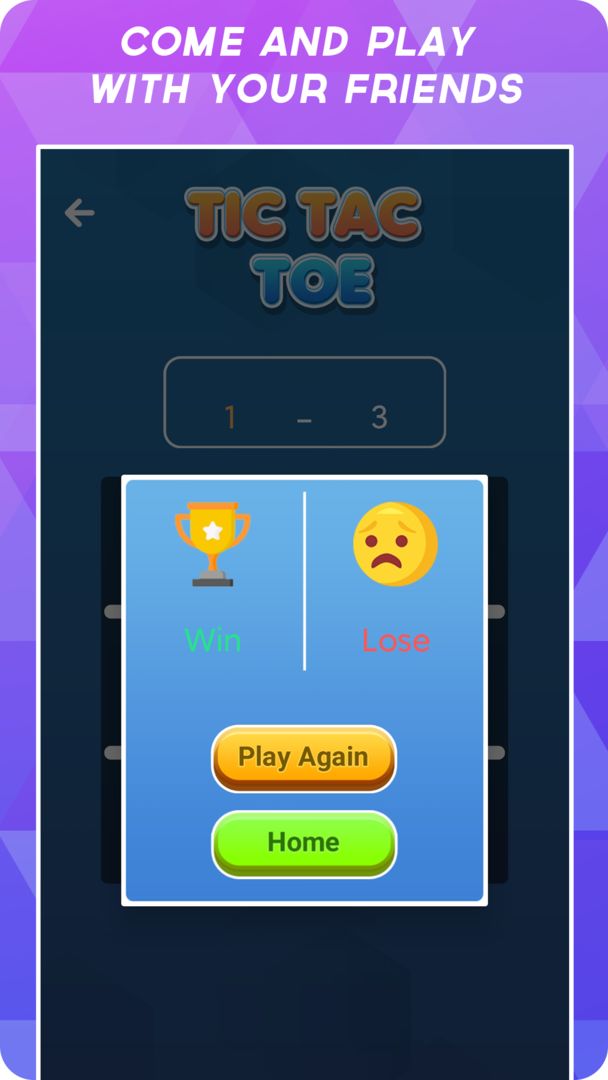 Tic Tac Toe Play - Free Puzzle Game screenshot game