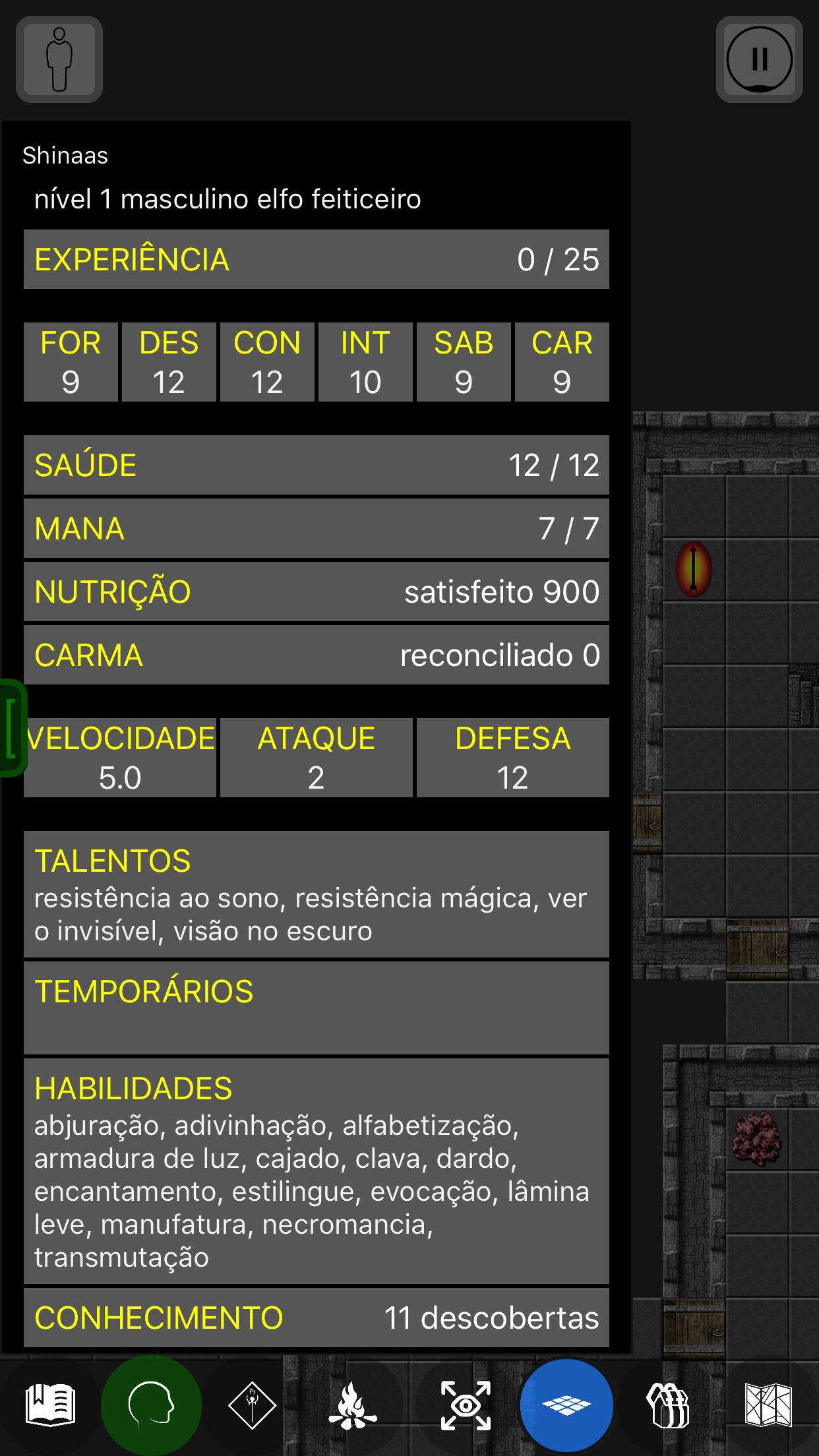 Captura de Tela do Jogo Pathos: Nethack Codex