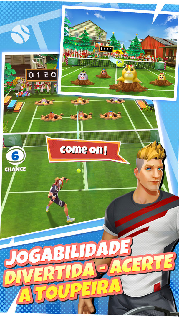 Tennis Go: World Tour 3D ภาพหน้าจอเกม