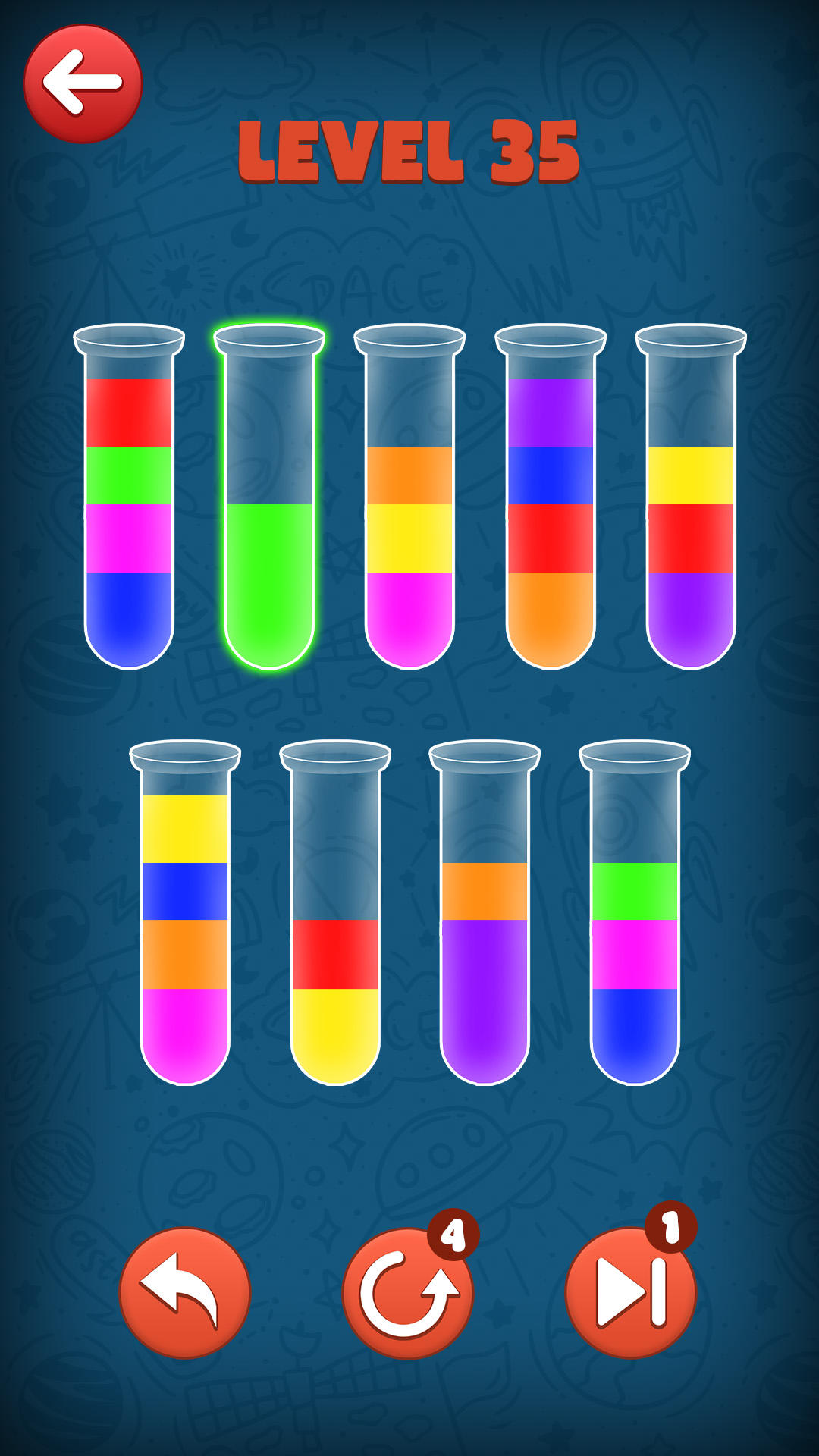 Water Sort Puzzle - Color Sort 게임 스크린샷