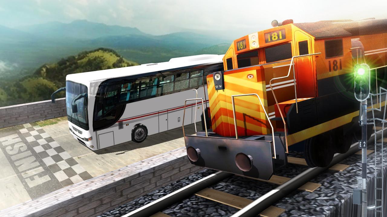 Train Vs Bus Racing 遊戲截圖