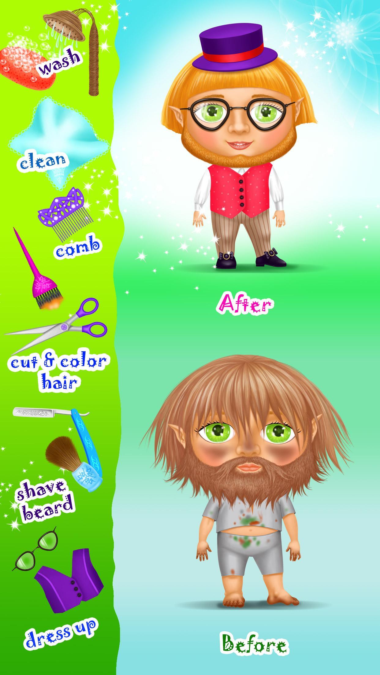Fairyland Beauty Salon Game Screenshot