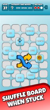 Tangle Words: Word Search Game Game Screenshot