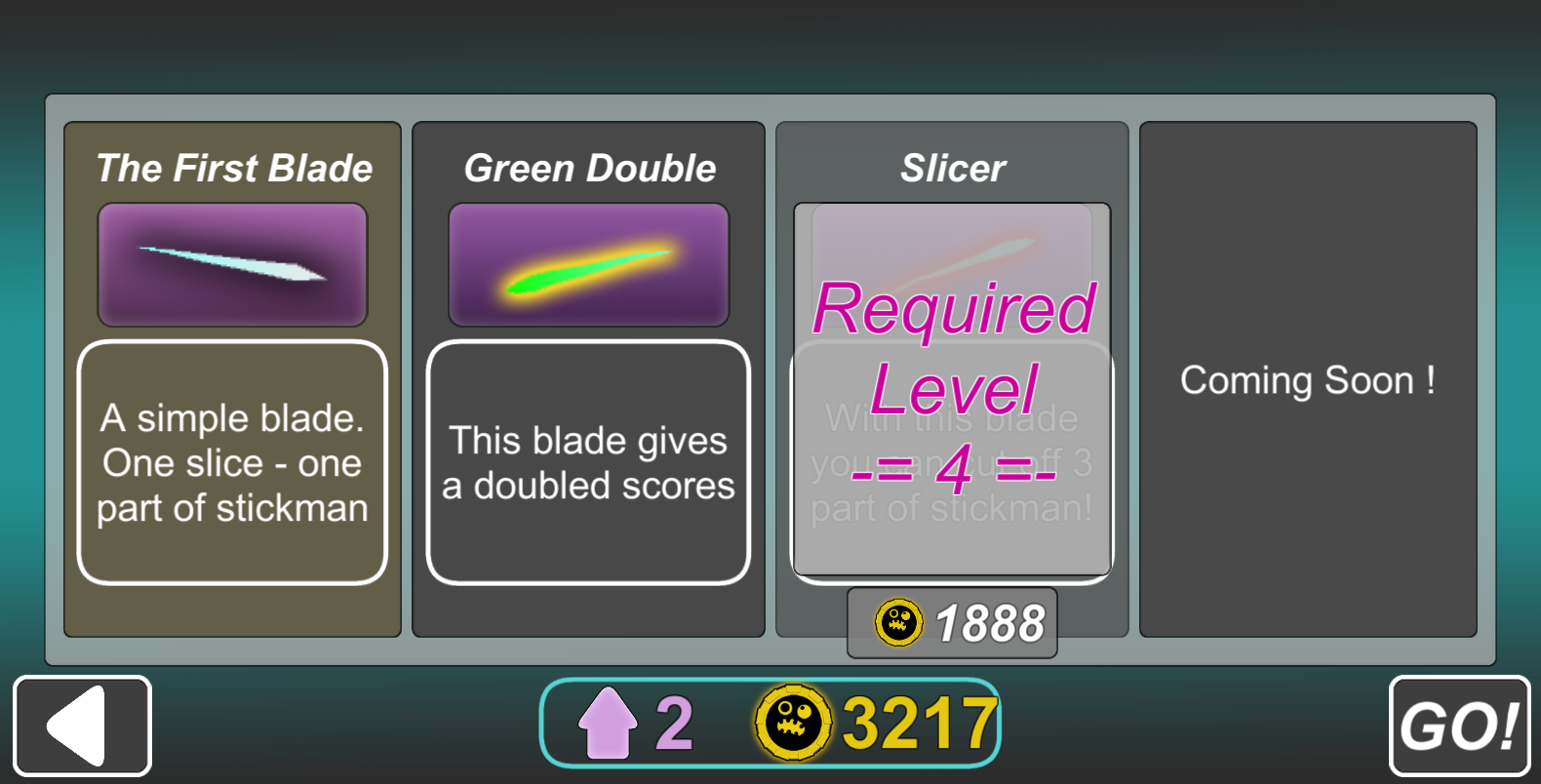 Stickman Ninja Slice Game Screenshot