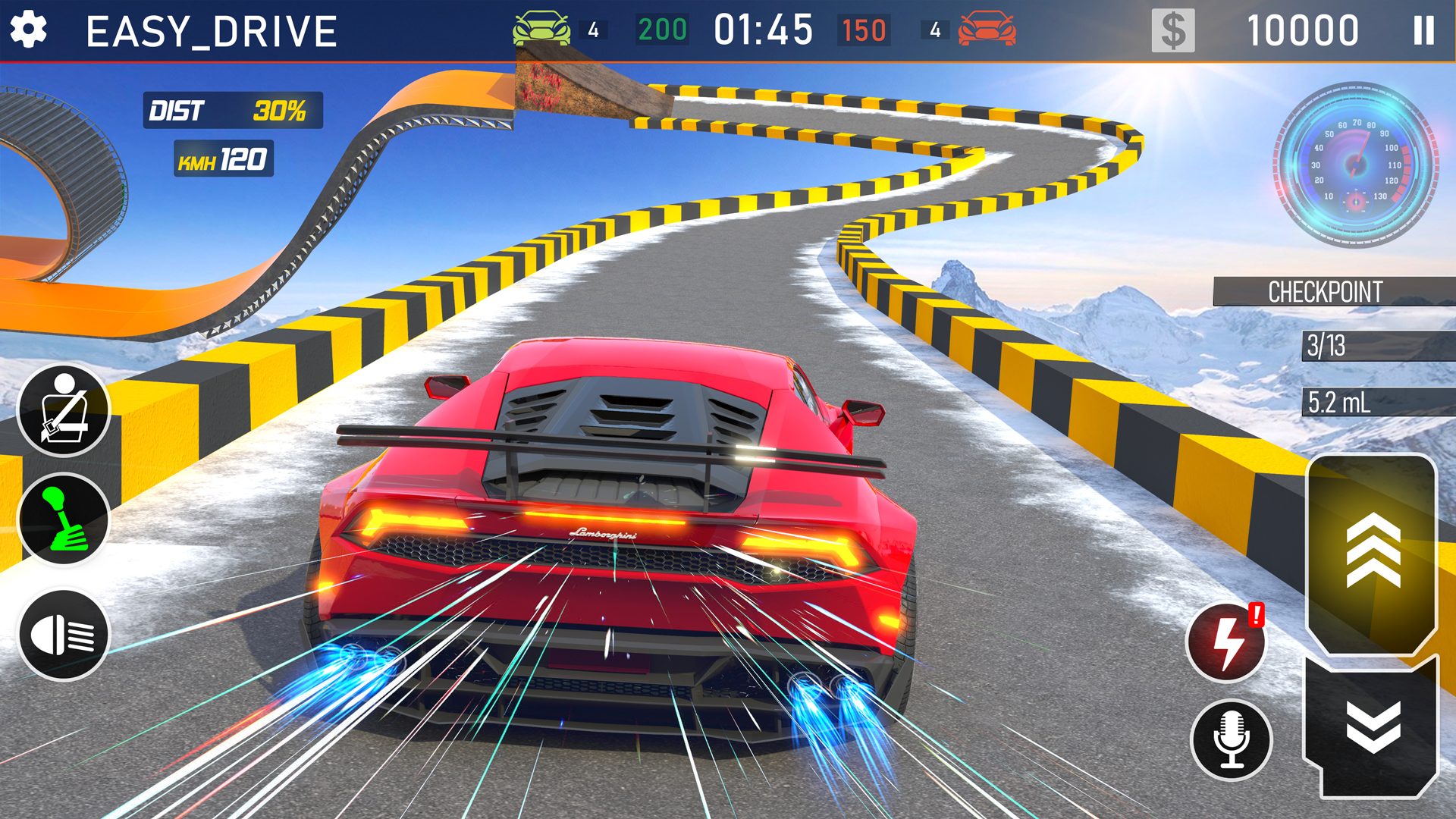 Crazy Car Stunt: Ramp Car Game Game Screenshot