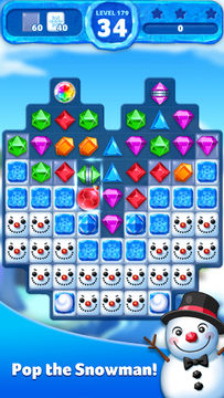 Jewel Ice Mania:Match 3 Puzzle Game Screenshot