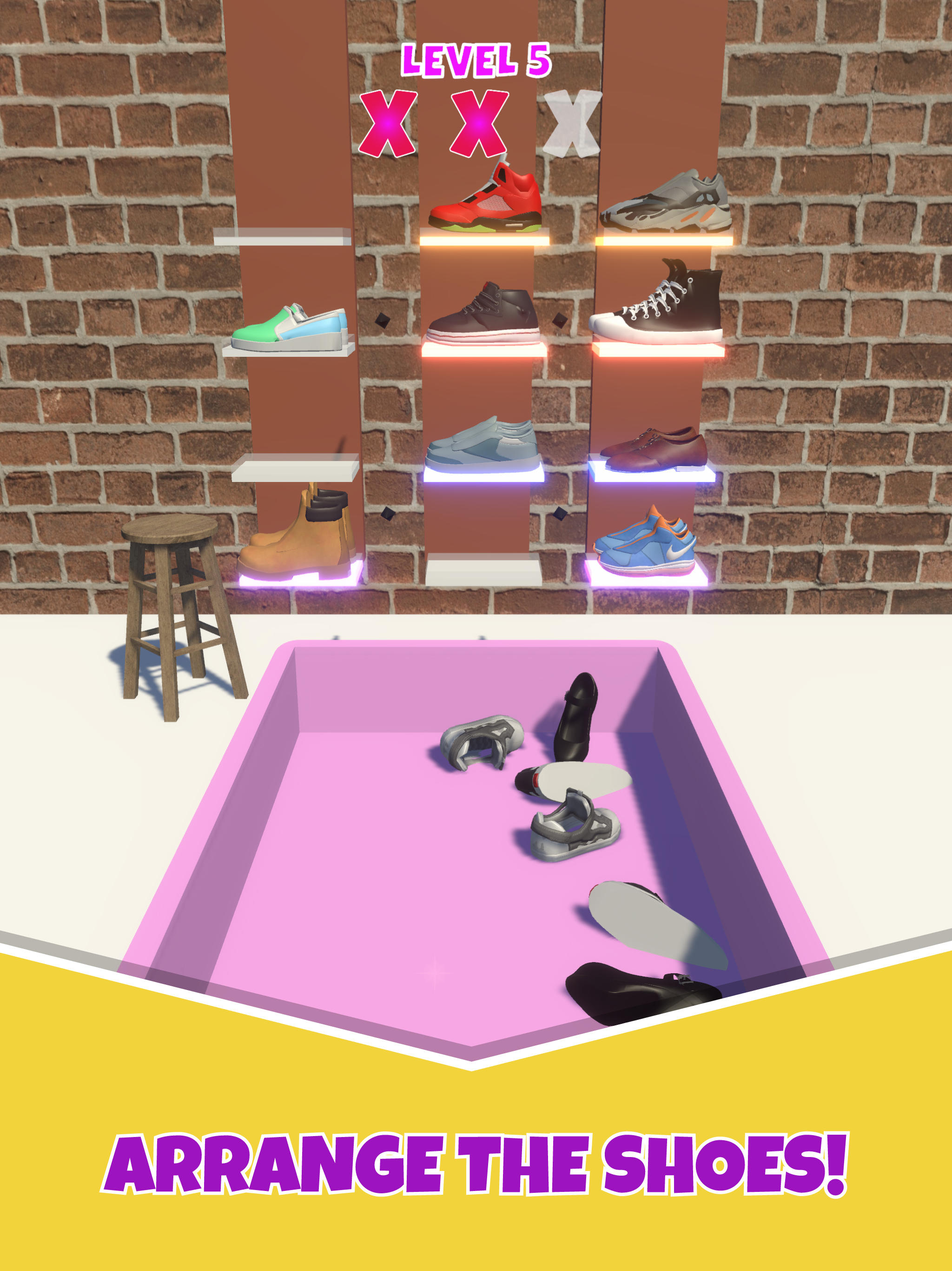 Fashion Design: Shoe Match 3D遊戲截圖