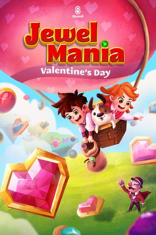 Jewel Mania: Valentine's Day screenshot game