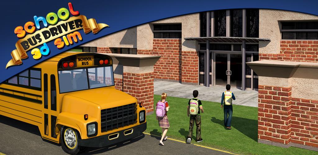 Banner of Schoolbus Driver 3D SIM 