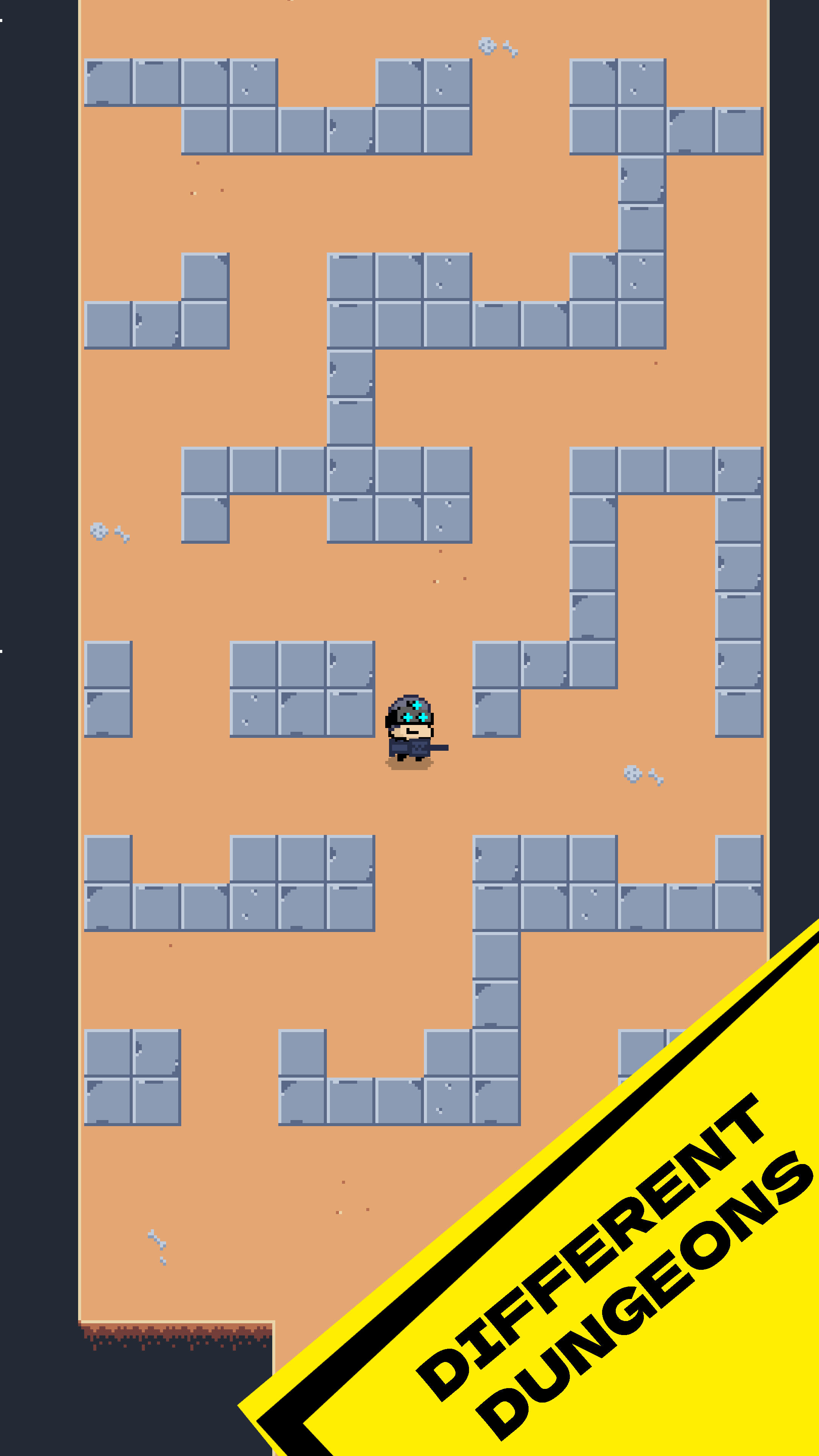 Dungeon Games : Bullet Land Game Screenshot