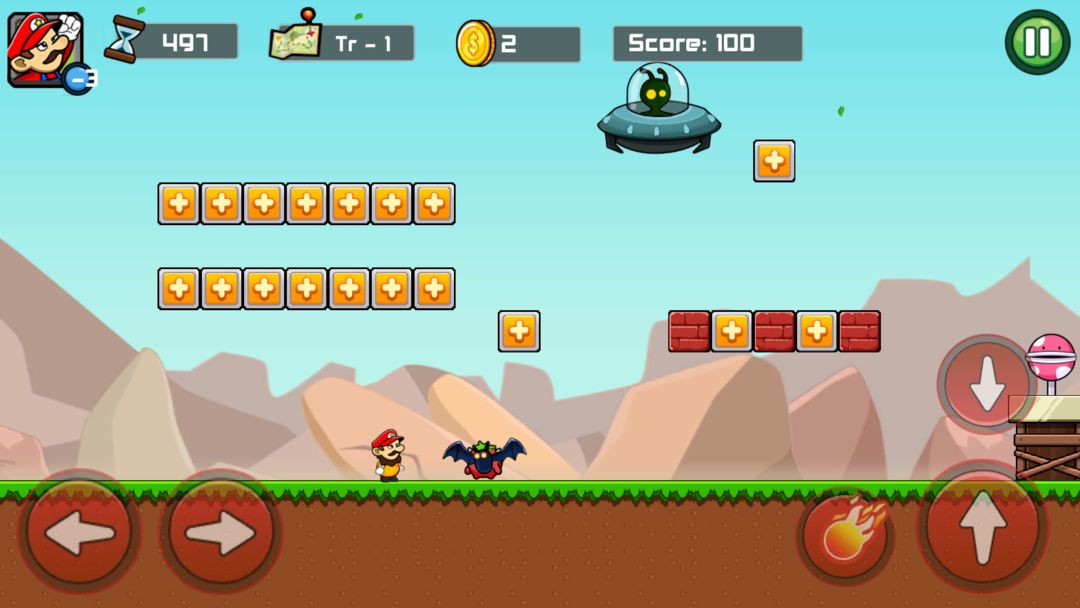 Super Hero Adventure - Pumpy's World 게임 스크린 샷