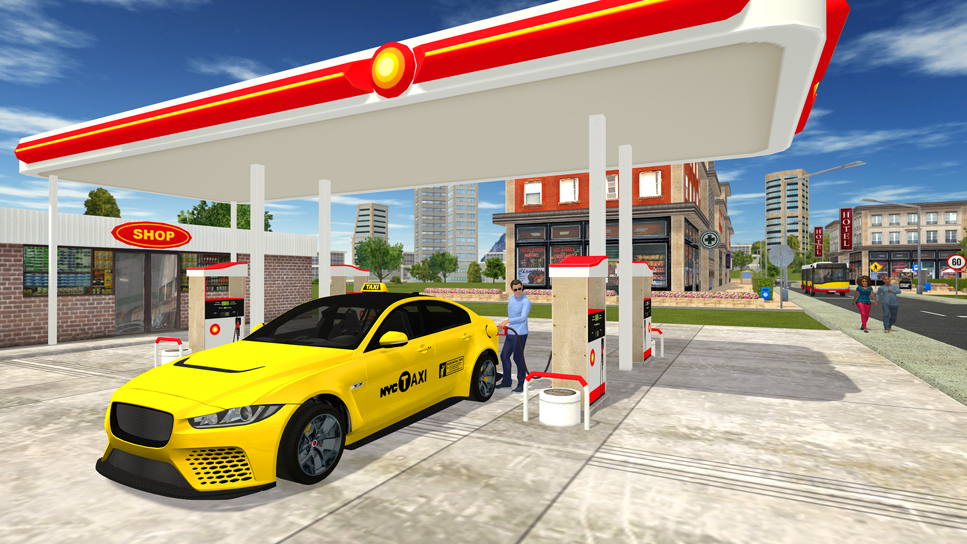 Screenshot 1 of Taxi Spiel 