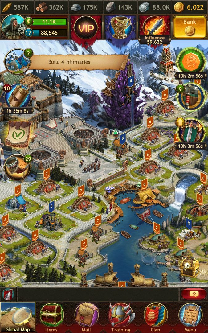Screenshot of Vikings: War of Clans