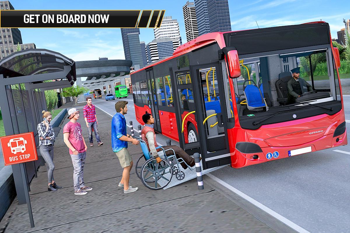 Screenshot 1 of Đấu trường xe buýt hiện đại - Trình mô phỏng xe buýt hiện đại 2020 3.3