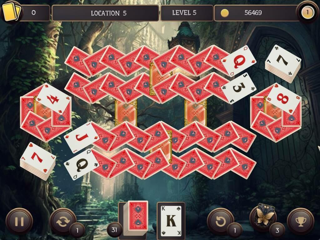 Mystery Solitaire. Grimm's Tales 9 ภาพหน้าจอเกม
