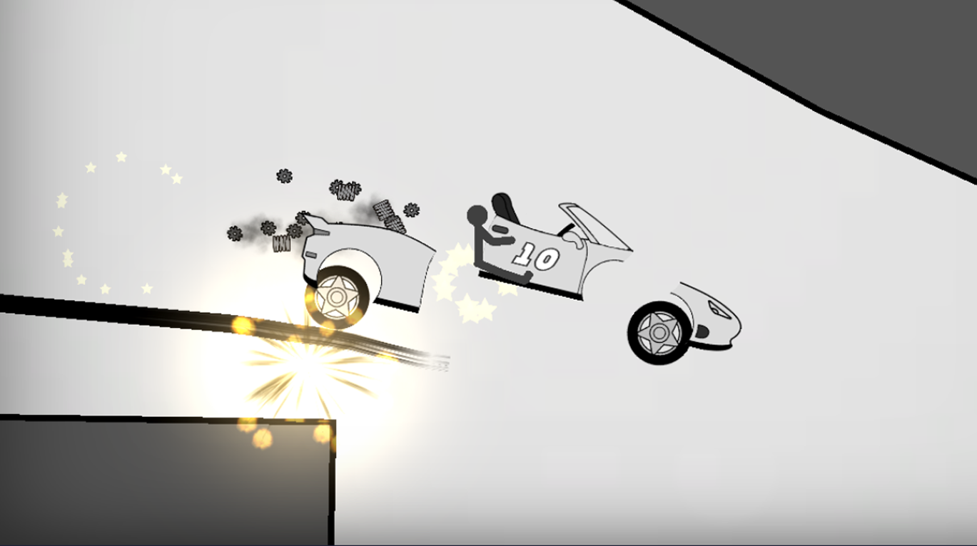 Stickman Racer Road Draw Game Screenshot