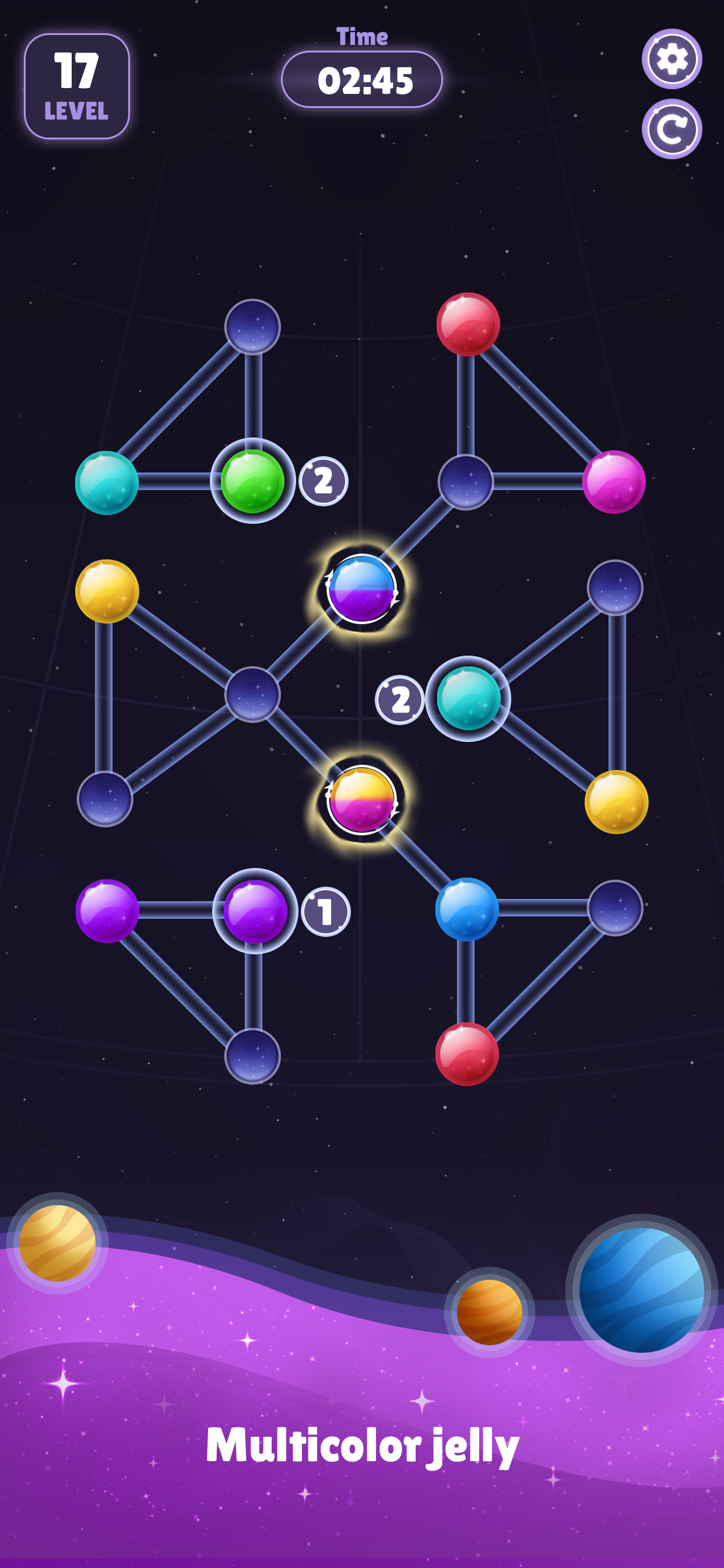 Jelly Dots: Flow Puzzles Game Screenshot