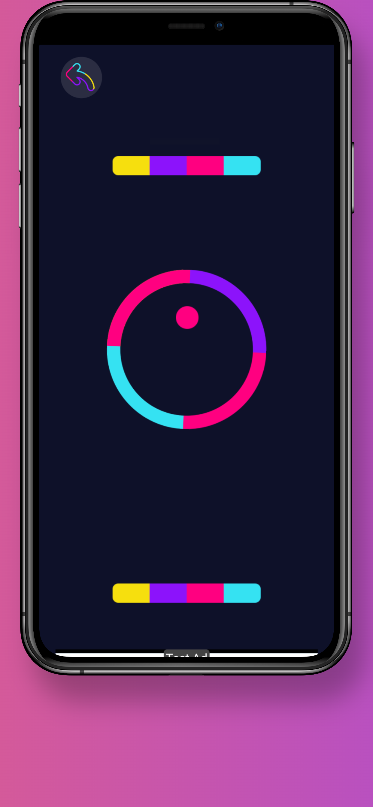 Ultimate Color Ball Swipe ゲームのスクリーンショット