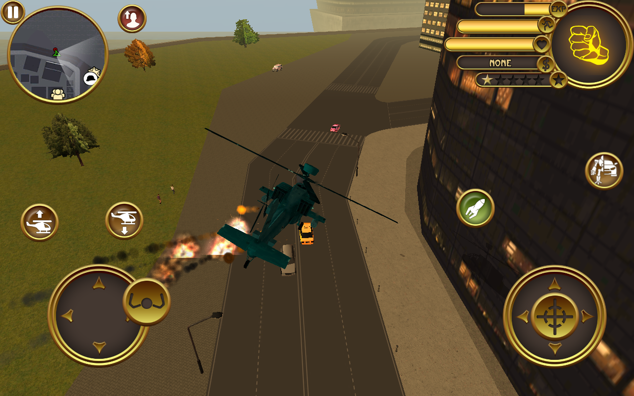 Robot Helicopter Game Screenshot
