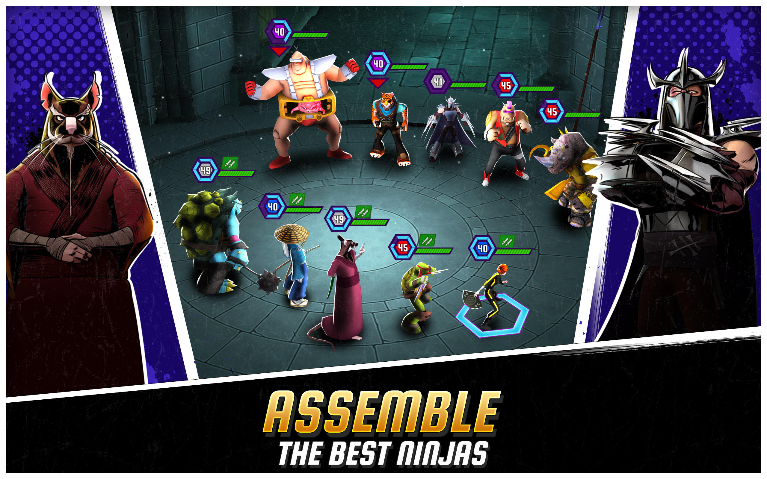 Ninja Turtles: Legends Game Screenshot