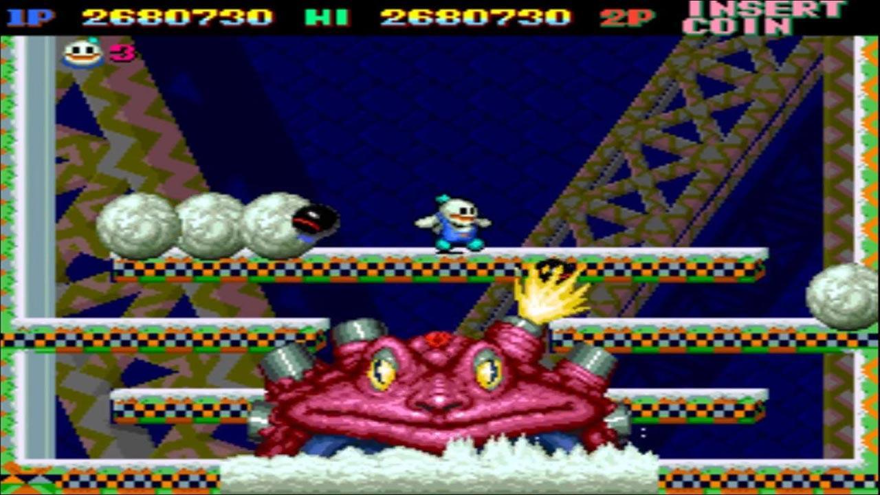 スノーブラザーズ　クラシック ゲームのスクリーンショット