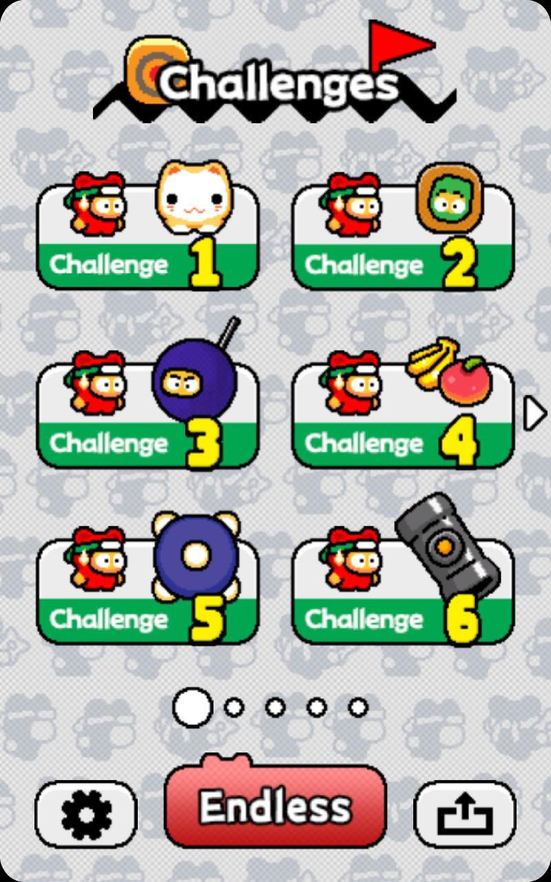 Ninja Spinki Challenges!! Game Screenshot