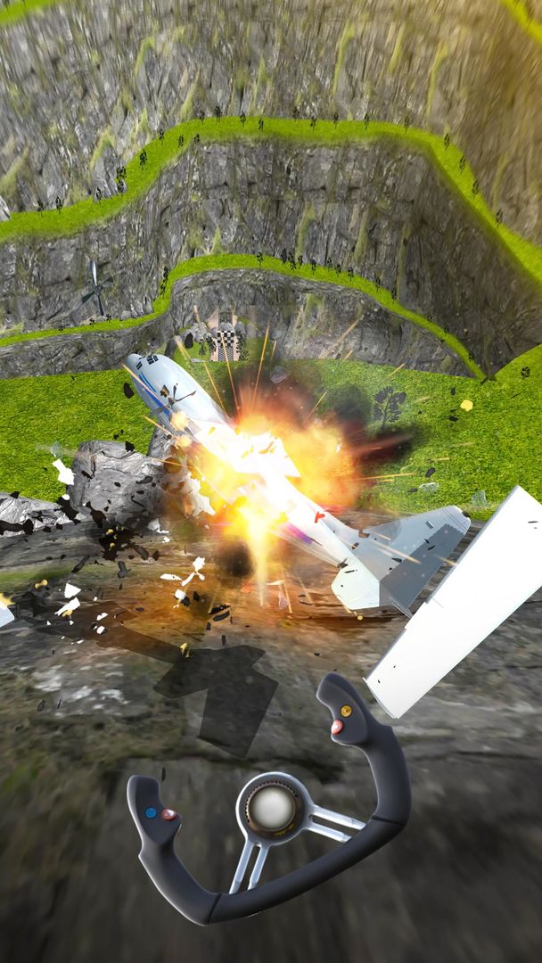 Crazy Plane Landing screenshot game