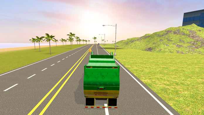 Cuplikan Layar Game Garbage Truck Trash Cleaner 3d