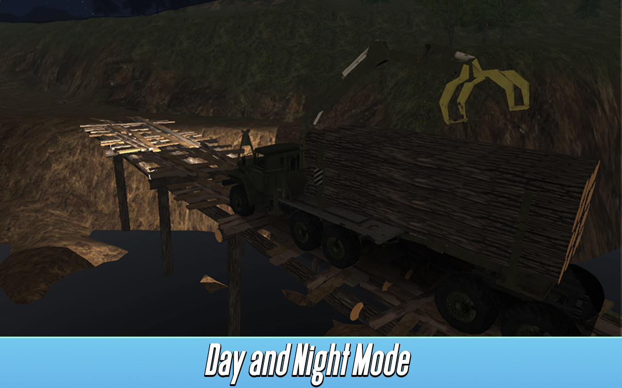 Logging Truck Simulator 3D ภาพหน้าจอเกม