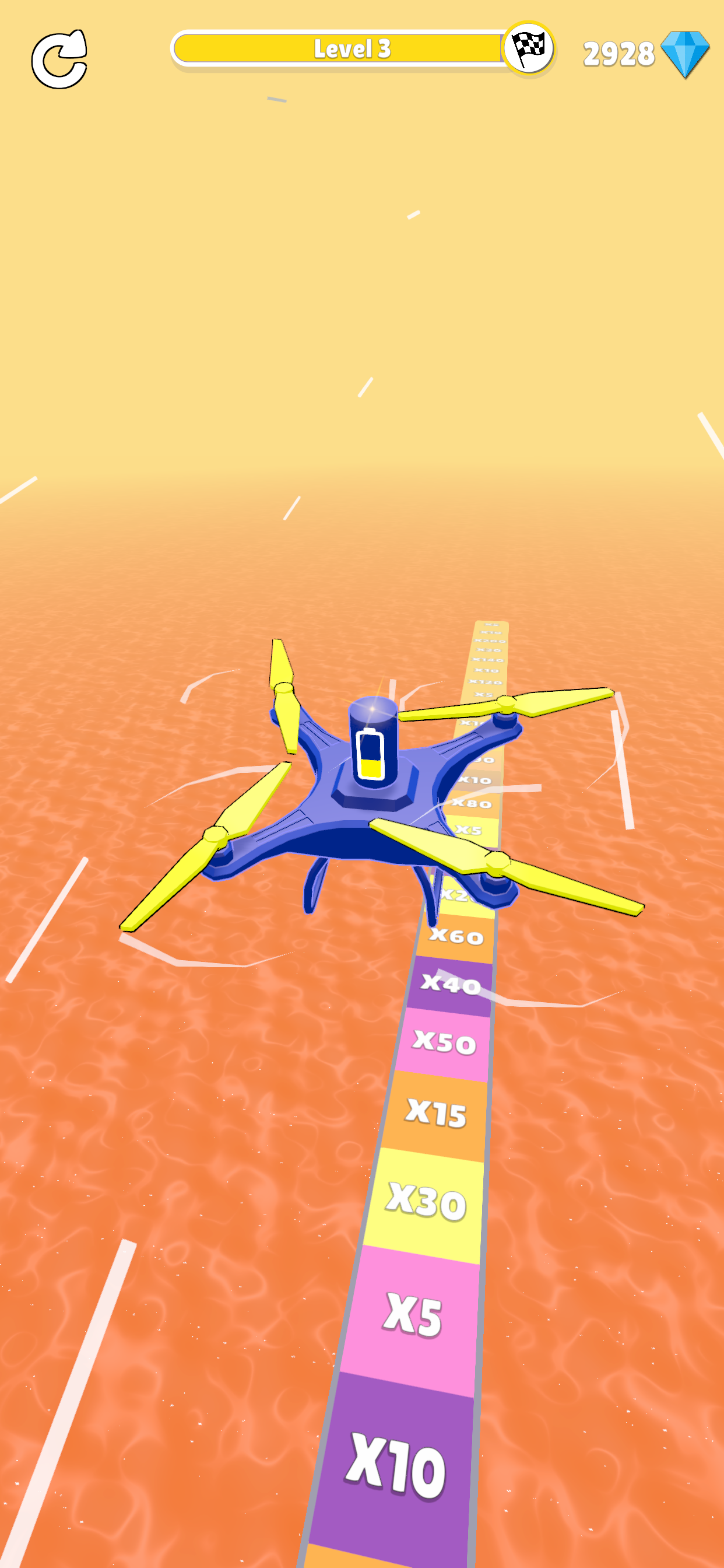 Скриншот игры Battery Run